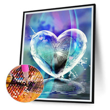 Load image into Gallery viewer, Diamond Painting - Full Round - butterfly heart (30*40CM)
