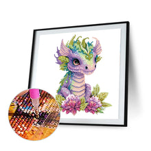 Load image into Gallery viewer, Diamond Painting - Partial Special Shaped - baby dragon (30*30CM)
