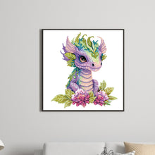 Load image into Gallery viewer, Diamond Painting - Partial Special Shaped - baby dragon (30*30CM)
