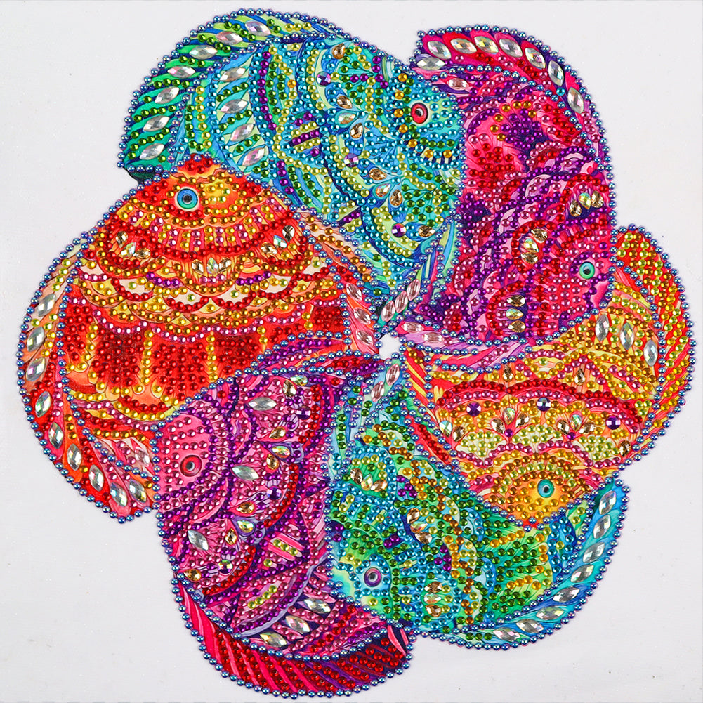 Diamond Painting - Partial Special Shaped - mandala (30*30CM)