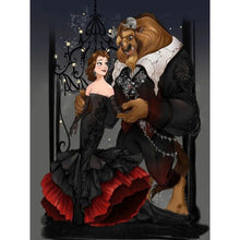 Load image into Gallery viewer, Diamond Painting - Full Round - disney princess and prince (30*40CM)
