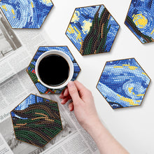 Load image into Gallery viewer, 7pcs Cup Coasters Creative DIY Anti Slip Coasters Honeycomb Shape (BD701)
