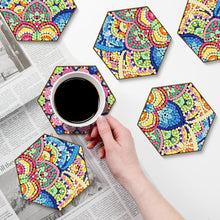 Load image into Gallery viewer, 7pcs Cup Coasters Creative DIY Anti Slip Coasters Honeycomb Shape (BD702)
