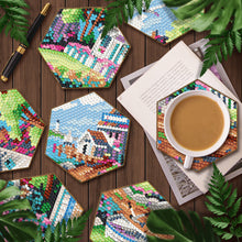 Load image into Gallery viewer, 7pcs Cup Coasters Creative DIY Anti Slip Coasters Honeycomb Shape (BD705)

