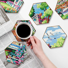 Load image into Gallery viewer, 7pcs Cup Coasters Creative DIY Anti Slip Coasters Honeycomb Shape (BD705)
