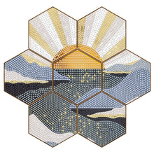 Load image into Gallery viewer, 7pcs Cup Coasters Creative DIY Anti Slip Coasters Honeycomb Shape (BD708)
