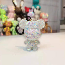 Load image into Gallery viewer, DIY Diamond Art Keychains 2.17x2.56Inch Cartoon Bear Gem Keychains for Women Bag
