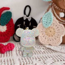 Load image into Gallery viewer, DIY Diamond Art Keychains 2.17x2.56Inch Cartoon Bear Gem Keychains for Women Bag

