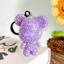 Load image into Gallery viewer, DIY Diamond Art Keychains 2.17x2.56Inch Cartoon Bear Gem Keychains for Women Bag
