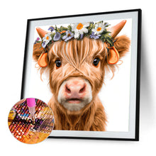 Load image into Gallery viewer, Diamond Painting - Full Round - Highland Yak (30*30CM)

