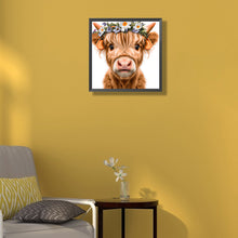 Load image into Gallery viewer, Diamond Painting - Full Round - Highland Yak (30*30CM)
