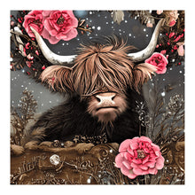 Load image into Gallery viewer, Diamond Painting - Full Round - Highland Yak (30*30CM)
