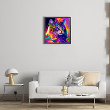 Load image into Gallery viewer, Diamond Painting - Full Round - colorful cat (30*30CM)
