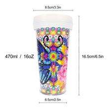 Load image into Gallery viewer, DIY Diamond Painted Water Mug Leak Proof BPA Free for Daily Carry (BZS10)
