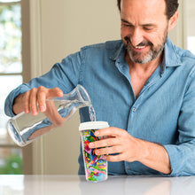 Load image into Gallery viewer, DIY Diamond Painted Water Mug Leak Proof BPA Free for Daily Carry (BZS11)
