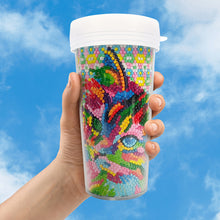 Load image into Gallery viewer, DIY Diamond Painted Water Mug Leak Proof BPA Free for Daily Carry (BZS11)
