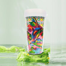 Load image into Gallery viewer, DIY Diamond Painted Water Mug Leak Proof BPA Free for Daily Carry (BZS11)
