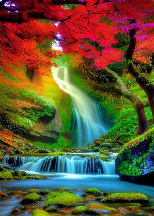 AB Diamond Painting - Full Round - scenery (40*50CM)
