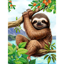 Load image into Gallery viewer, Diamond Painting - Full Round - sloth (30*40CM)
