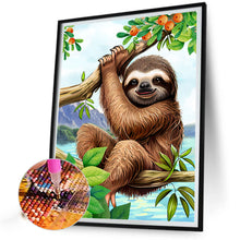 Load image into Gallery viewer, Diamond Painting - Full Round - sloth (30*40CM)

