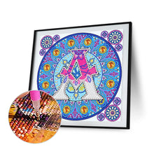 Load image into Gallery viewer, Diamond Painting - Partial Special Shaped - A letter mandala (30*30CM)
