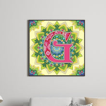 Load image into Gallery viewer, Diamond Painting - Partial Special Shaped - G letter mandala (30*30CM)
