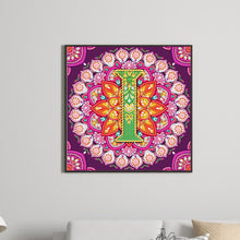 Load image into Gallery viewer, Diamond Painting - Partial Special Shaped - I letter mandala (30*30CM)
