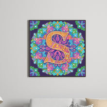 Load image into Gallery viewer, Diamond Painting - Partial Special Shaped - S letter mandala (30*30CM)
