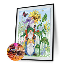 Load image into Gallery viewer, Diamond Painting - Partial Special Shaped - gnomes in the garden (30*40CM)
