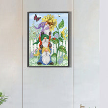 Load image into Gallery viewer, Diamond Painting - Partial Special Shaped - gnomes in the garden (30*40CM)
