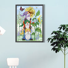 Load image into Gallery viewer, Diamond Painting - Partial Special Shaped - gnomes in the garden (30*40CM)
