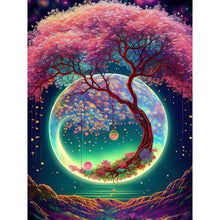 Load image into Gallery viewer, Diamond Painting - Full Round - Dream pink tree (30*40CM)

