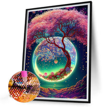 Load image into Gallery viewer, Diamond Painting - Full Round - Dream pink tree (30*40CM)
