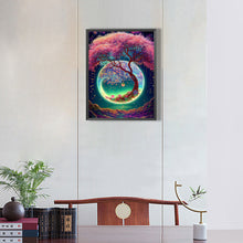 Load image into Gallery viewer, Diamond Painting - Full Round - Dream pink tree (30*40CM)
