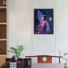 Load image into Gallery viewer, Diamond Painting - Full Round - winged angel girl (30*40CM)
