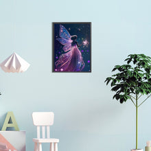 Load image into Gallery viewer, Diamond Painting - Full Round - winged angel girl (30*40CM)
