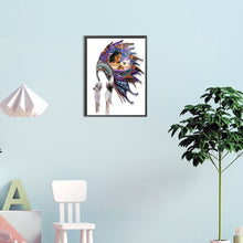 Load image into Gallery viewer, Diamond Painting - Full Round - native american headgear (30*40CM)
