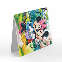 Load image into Gallery viewer, 8pcs Mickey Mouse Diamond Painting Greeting Card Includes Envelope DIY Postcards
