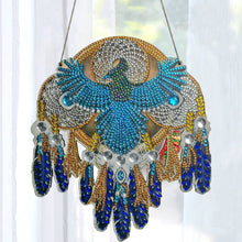 Load image into Gallery viewer, DIY Dreamcatcher Crystal Diamond Pendant Hanging Ornament Wooden for Home Garden
