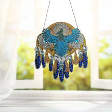Load image into Gallery viewer, DIY Dreamcatcher Crystal Diamond Pendant Hanging Ornament Wooden for Home Garden
