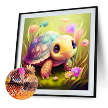 Load image into Gallery viewer, Diamond Painting - Full Round - crawling turtle (30*30CM)
