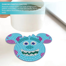 Load image into Gallery viewer, DIY Diamond Painting Coasters Mickey Kit Cartoon Coasters for Adults Kids
