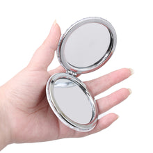 Load image into Gallery viewer, DIY Diamond Art Mosaic Makeup Mirror Art Craft Set Mandala Pattern Pocket Mirror
