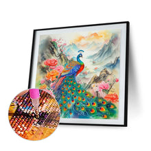 Load image into Gallery viewer, Diamond Painting - Full Round - take off peacock phoenix (30*30CM)
