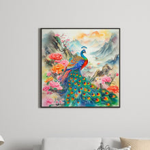 Load image into Gallery viewer, Diamond Painting - Full Round - take off peacock phoenix (30*30CM)
