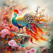 Load image into Gallery viewer, Diamond Painting - Full Round - take off peacock phoenix (30*30CM)
