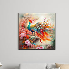 Load image into Gallery viewer, Diamond Painting - Full Round - take off peacock phoenix (30*30CM)
