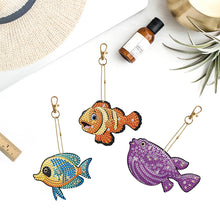 Load image into Gallery viewer, DIY Diamond Art Keychains Gem Keychains Christmas Decoration Gift (GJ014)
