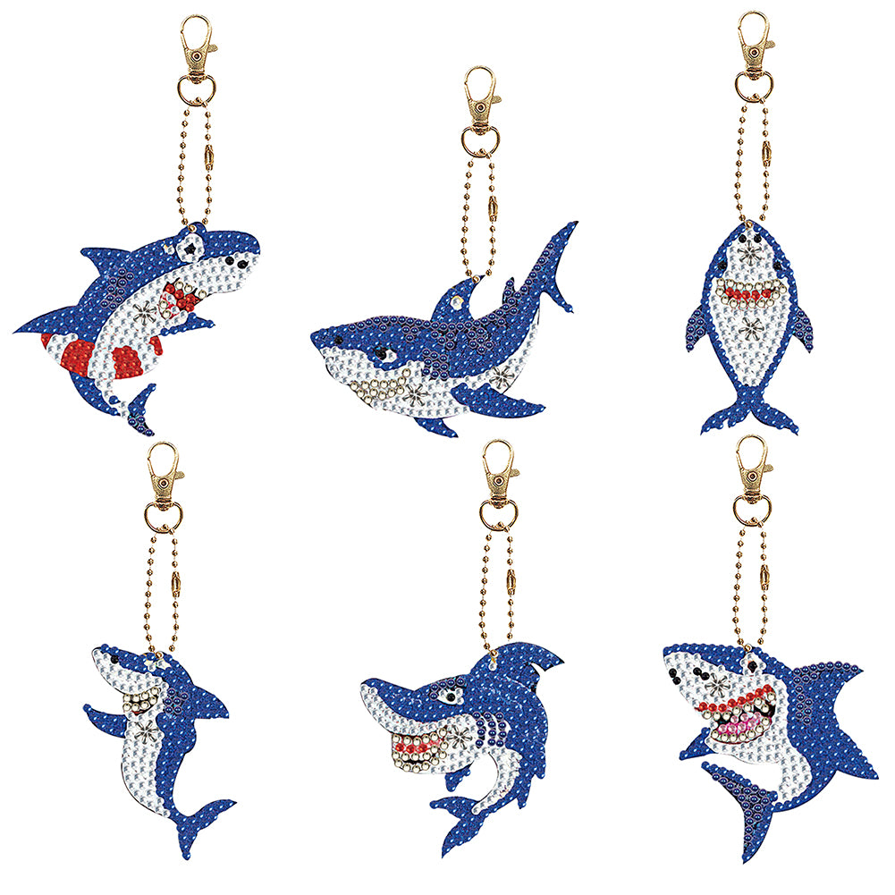 DIY Diamond Art Keychains Gem Keychains Christmas Decoration Gift (GJ015)