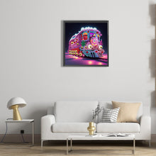 Load image into Gallery viewer, Diamond Painting - Partial Special Shaped - Lantern Train (30*30CM)

